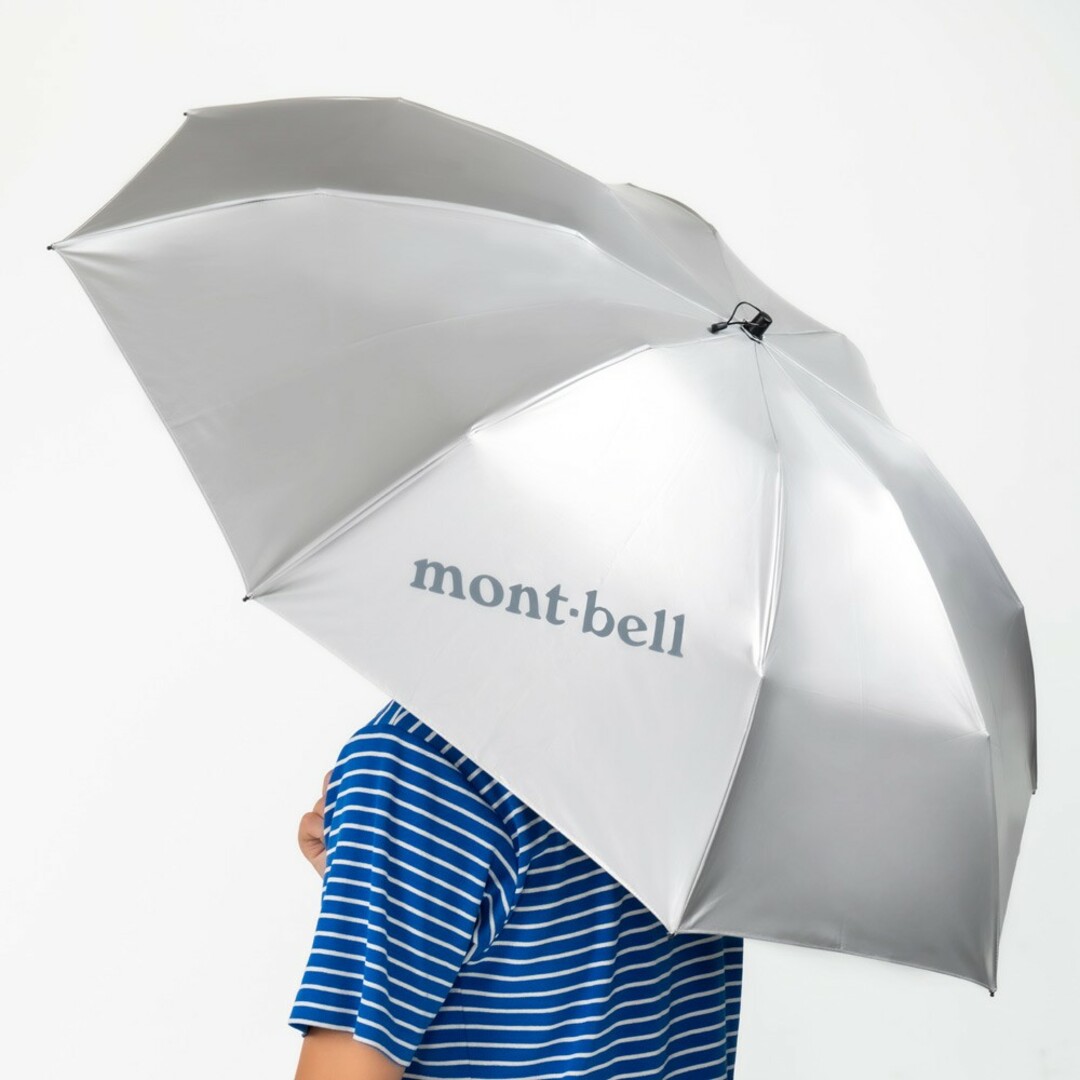 mont bell(モンベル)のモンベル サンブロックアンブレラ ライトグレー 晴雨兼用 新品未使用 送料無料 レディースのファッション小物(傘)の商品写真