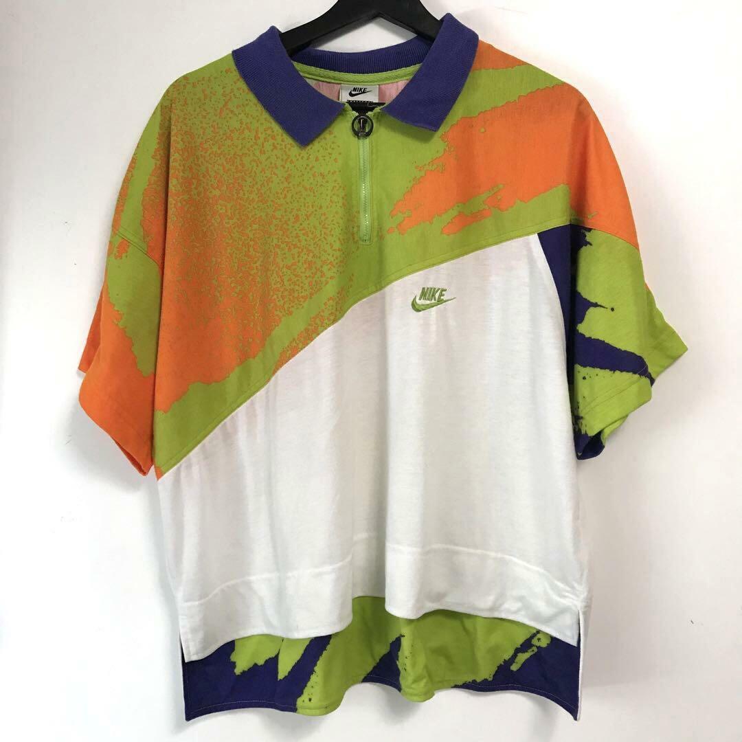 vintage NIKE made in USA AGASSI polo ci