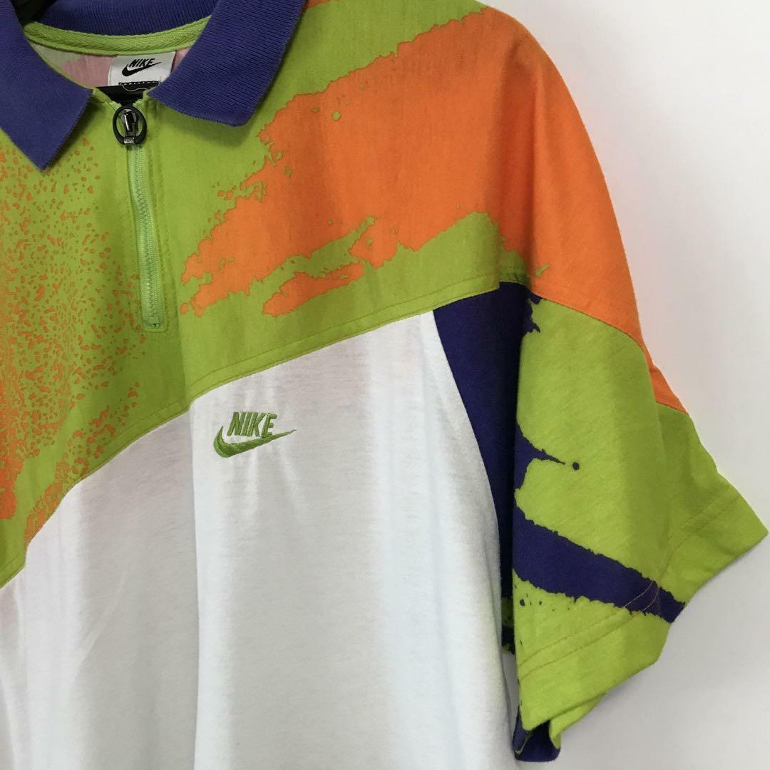 vintage NIKE made in USA AGASSI polo ci