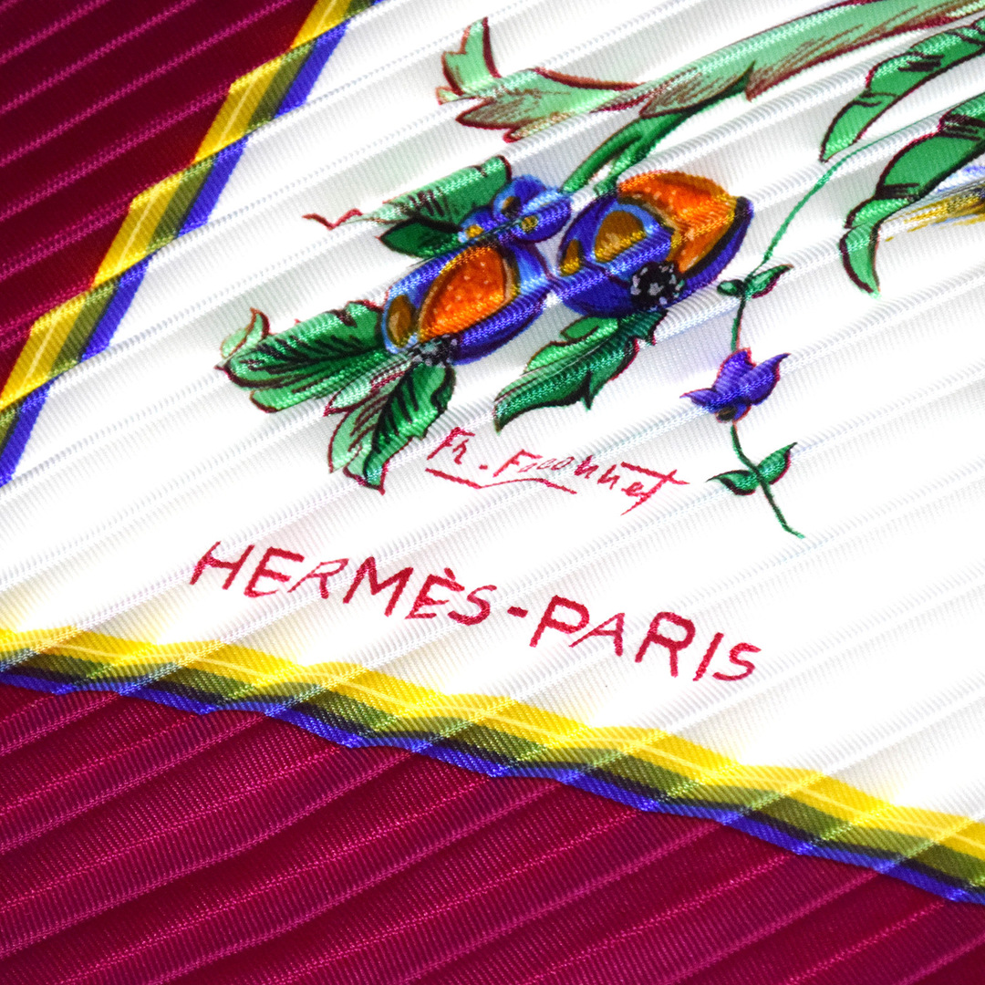 Hermes(エルメス)の美品 HERMES エルメス  プリーツ カレ 女神ケレス  CERES  レディース スカーフ ハンドメイドのファッション小物(スカーフ)の商品写真