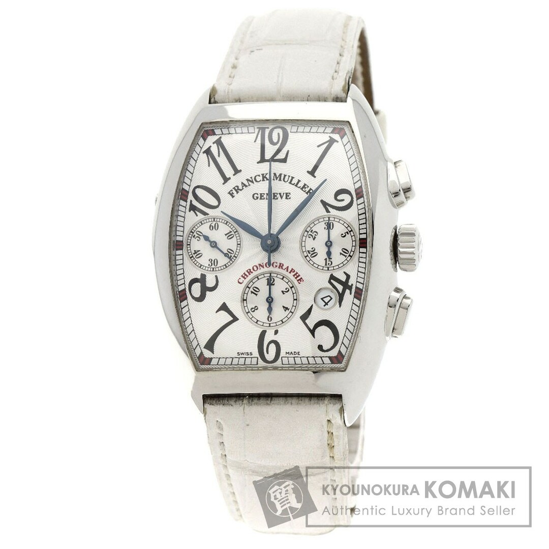 FRANCK MULLER 7880CCAT トノウカーベックス 腕時計 SS 革 メンズ