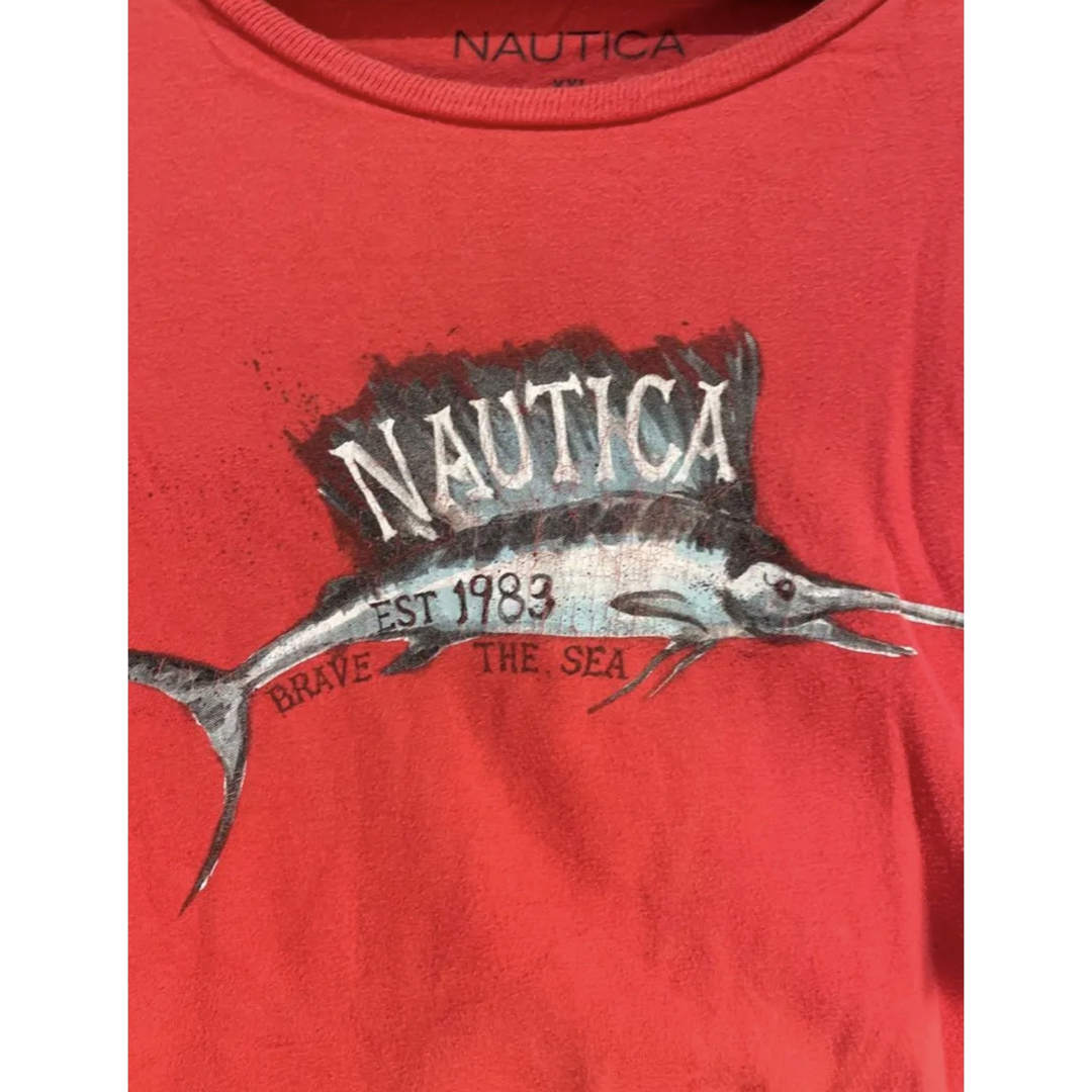 NAUTICA(ノーティカ)の2XL nautica カジキ tシャツ 魚 メンズのトップス(Tシャツ/カットソー(半袖/袖なし))の商品写真