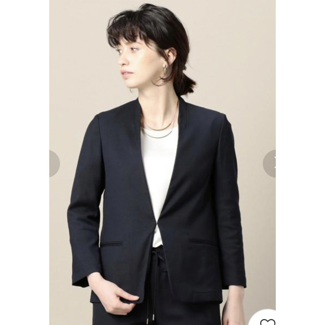 極美品】UNITED ARROWS ノーカラーセットアップ Lサイズ-