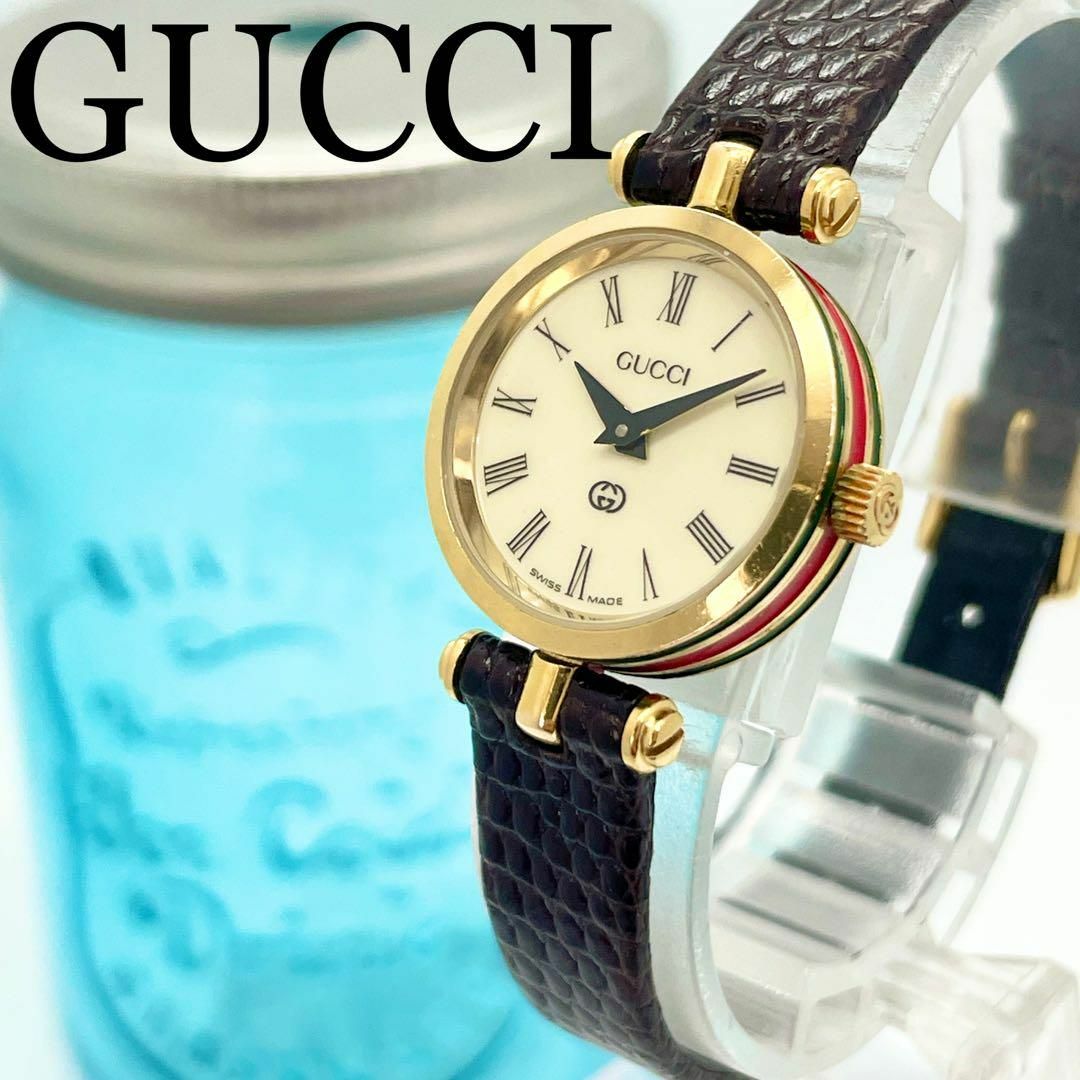 純正大特価 152 GUCCI グッチ時計 レディース腕時計 シェリーライン 美