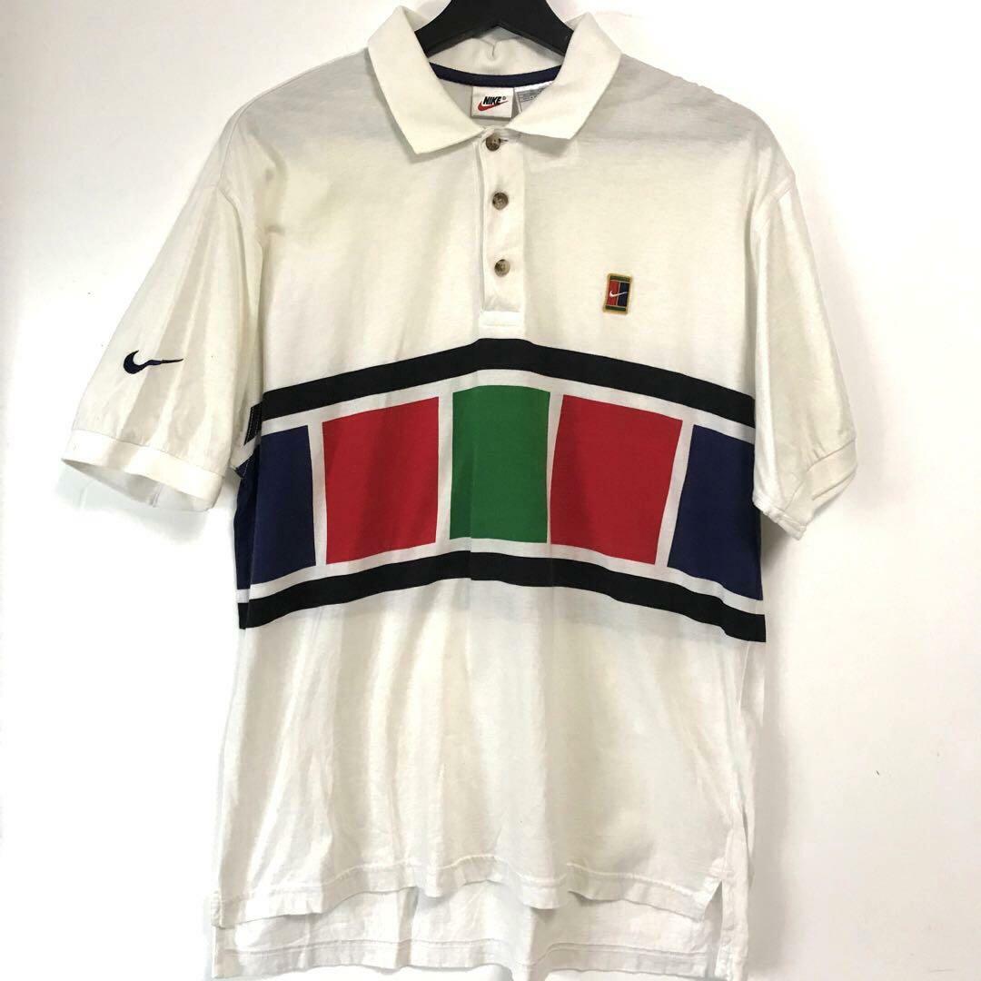 vintage NIKE AGASSI polo shirt bm