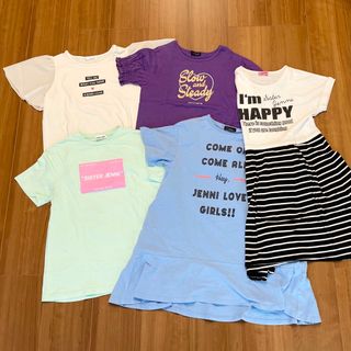 ジェニィ(JENNI)のJENNI Tシャツ+ワンピースset (140)(Tシャツ/カットソー)