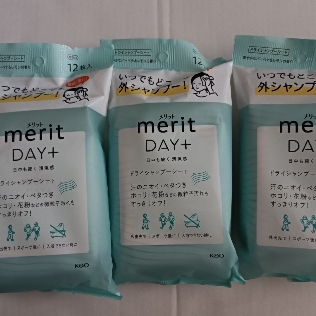 メリットDAY+ ドライシャンプースプレー 4本セット - シャンプー