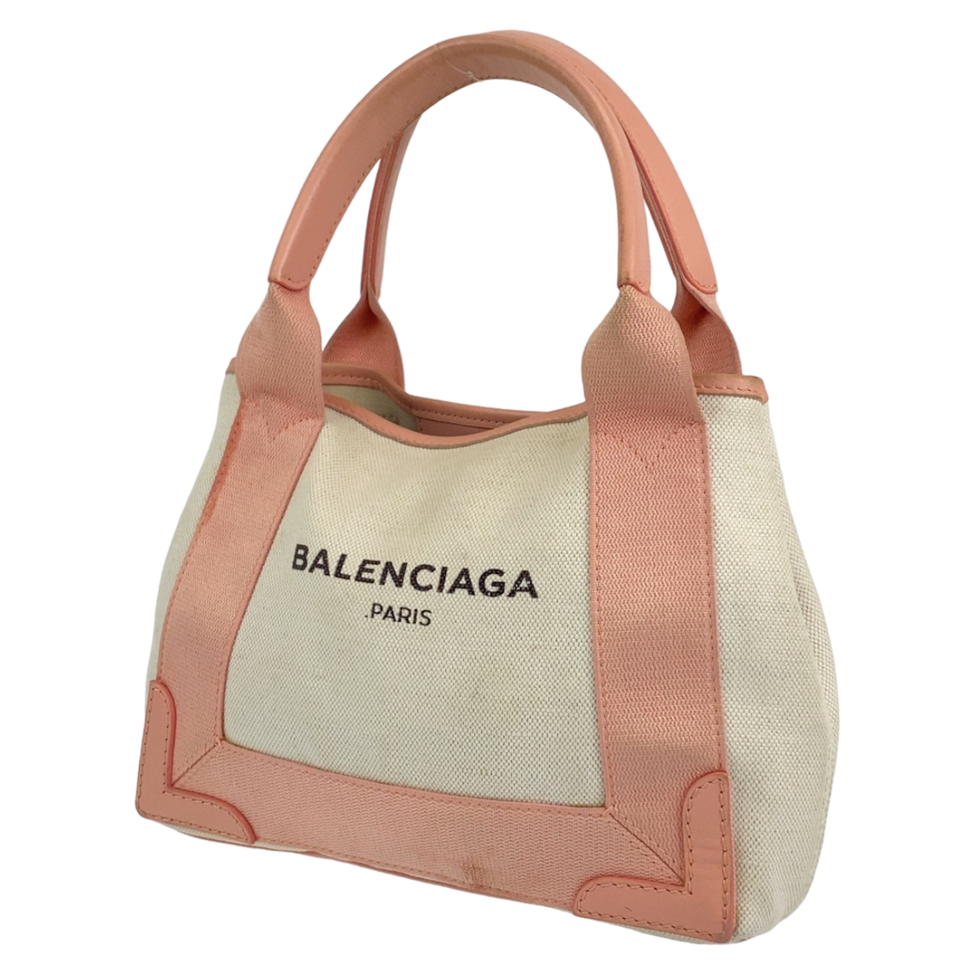 Balenciaga - BALENCIAGA バレンシアガ ネイビーカバ XS ベージュ