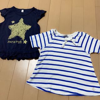 プチバトー 子供 Tシャツ/カットソー(女の子)（フリル）の通販 400点 ...