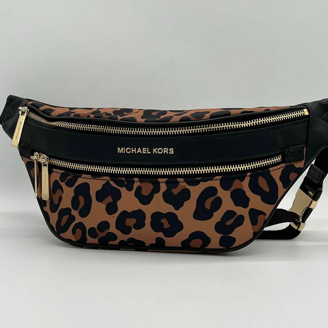 ✨️美品✨️MICHAEL KORS レオパード ボディバッグ ウエストポーチ-