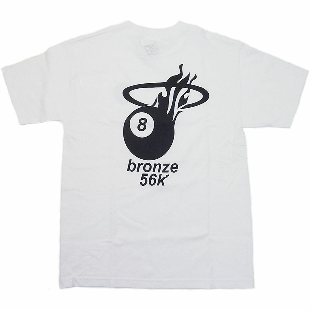 BRONZE 56k ブロンズ エイトボールロゴ Tシャツ ホワイト XL