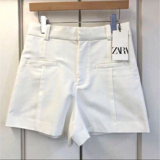 ザラ(ZARA)の新品 ZARA ストレッチショートパンツ(S)(ショートパンツ)