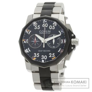 コルム メンズ腕時計(アナログ)の通販 100点以上 | CORUMのメンズを ... コルム CORUM 02.0013 ロムルス ラージデイト PGベゼル スモールセコンド 自動巻き メンズ 美品 _745904