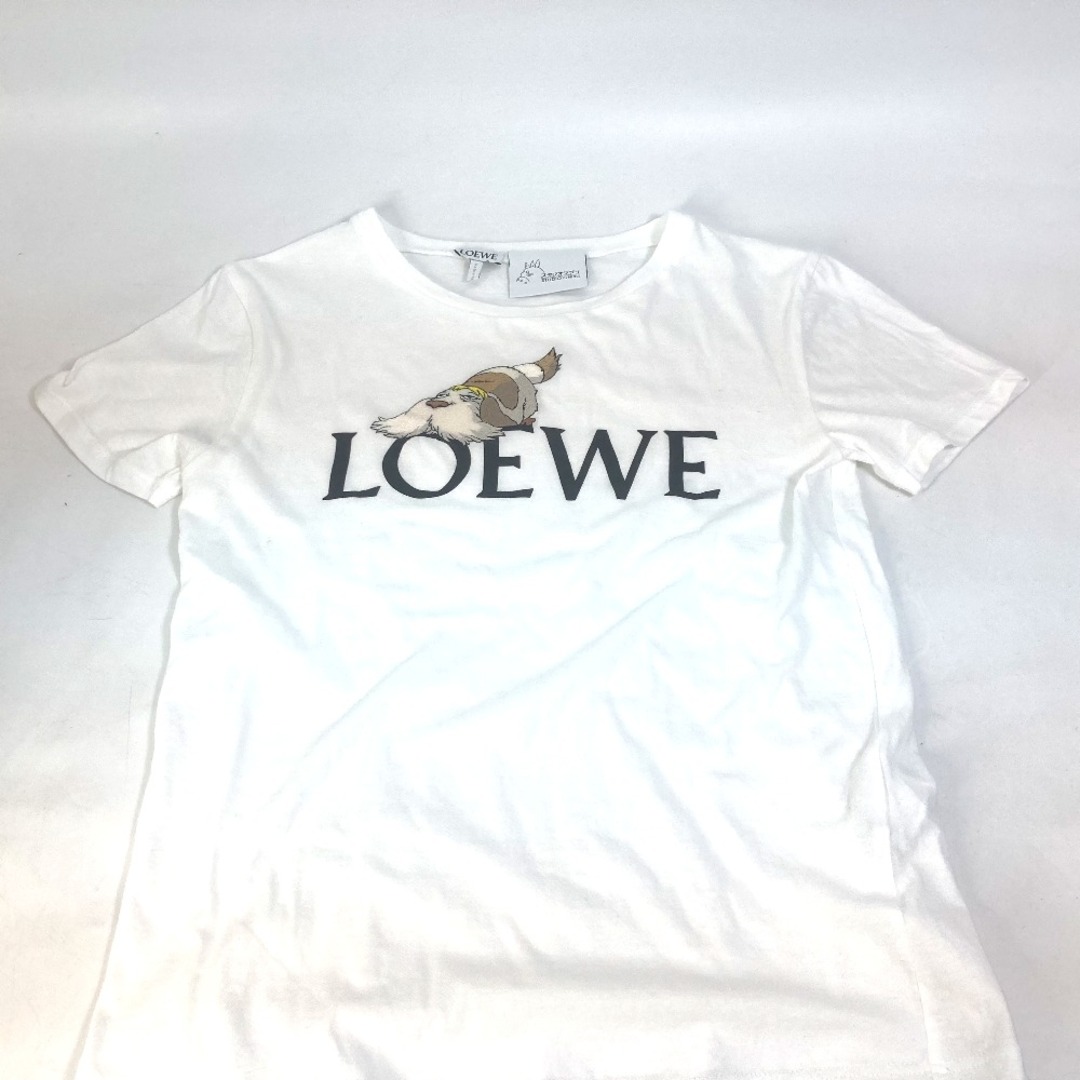 LOEWE(ロエベ)のロエベ LOEWE ハウルの動く城 ヒン スタジオジブリコラボ トップス アパレル 半袖Ｔシャツ コットン ホワイト レディースのトップス(Tシャツ(半袖/袖なし))の商品写真