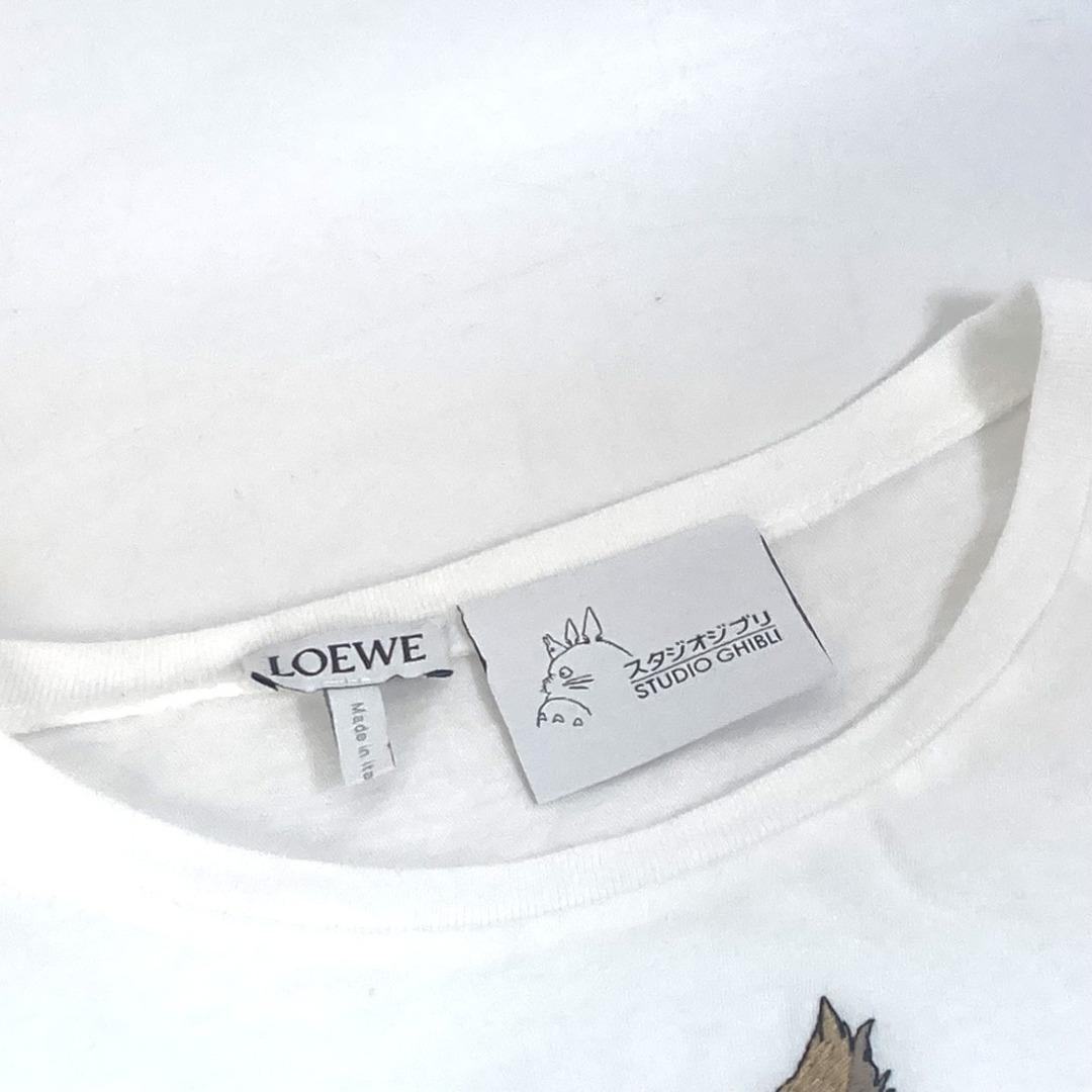 LOEWE(ロエベ)のロエベ LOEWE ハウルの動く城 ヒン スタジオジブリコラボ トップス アパレル 半袖Ｔシャツ コットン ホワイト レディースのトップス(Tシャツ(半袖/袖なし))の商品写真