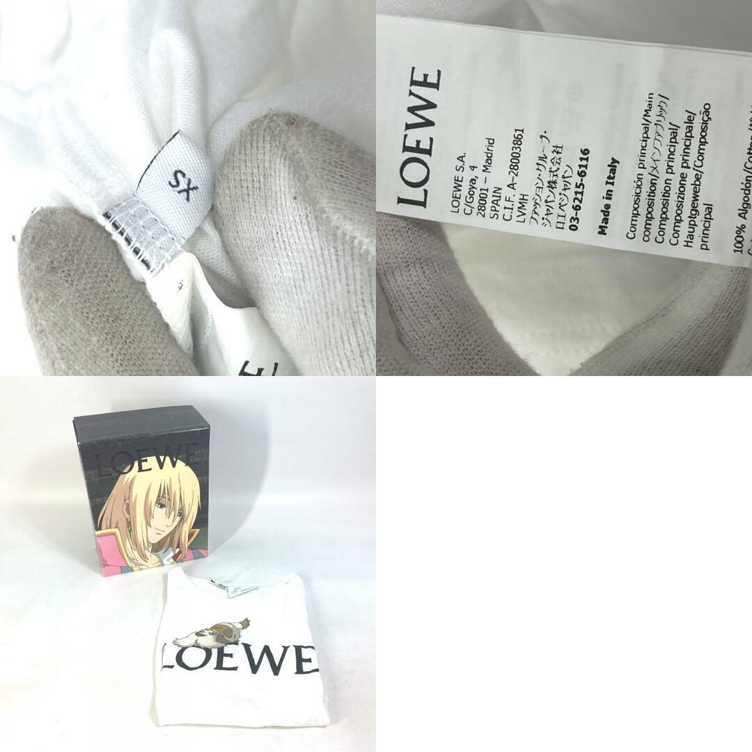 LOEWE(ロエベ)のロエベ LOEWE ハウルの動く城 ヒン スタジオジブリコラボ トップス アパレル 半袖Ｔシャツ コットン ホワイト レディースのトップス(Tシャツ(半袖/袖なし))の商品写真