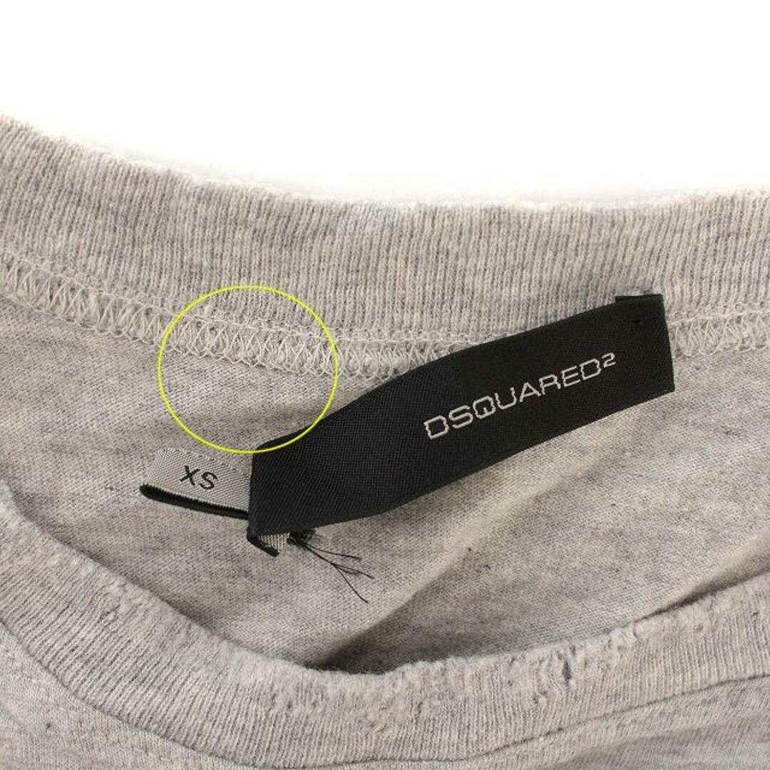 DSQUARED2 - ディースクエアード DSQUARED2 Tシャツ ダメージ加工 XS