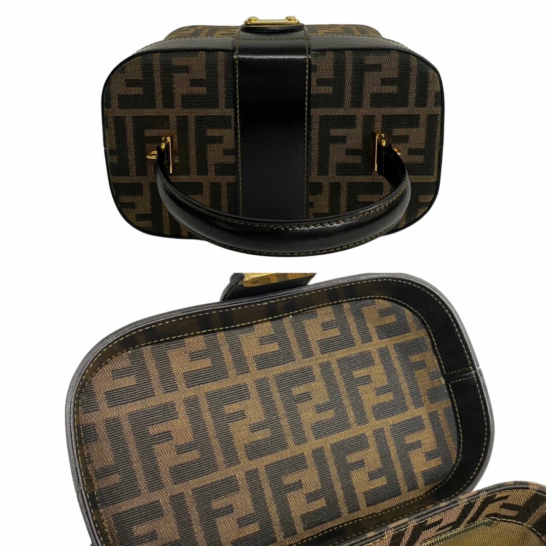 FENDI - 極 美品 箱 袋付き FENDI フェンディ ズッカ 柄 ロゴ レザー 