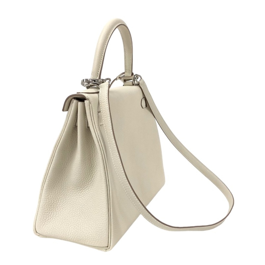 Hermes - エルメス HERMES ケリー28 内縫い B刻 クレ シルバー金具
