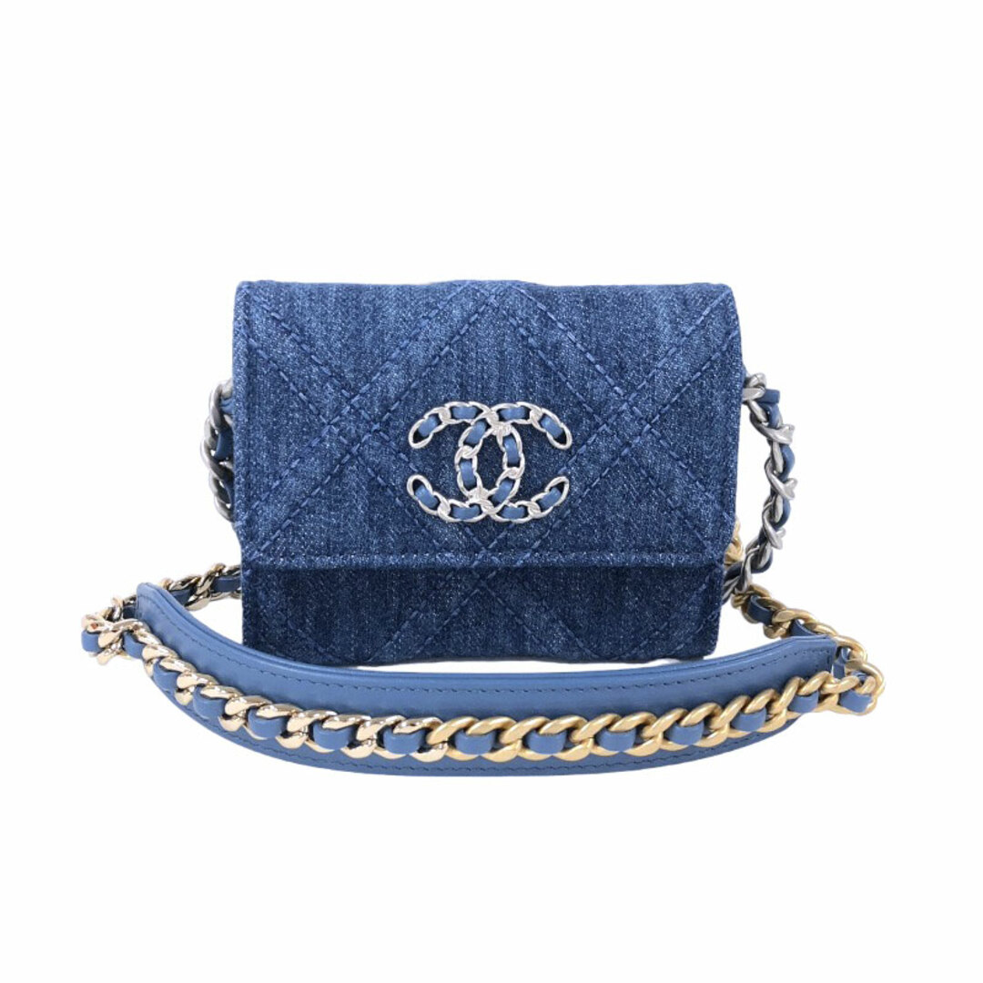 シャネル CHANEL CHANEL19 チェーンウォレット ショルダーバッグ レディース