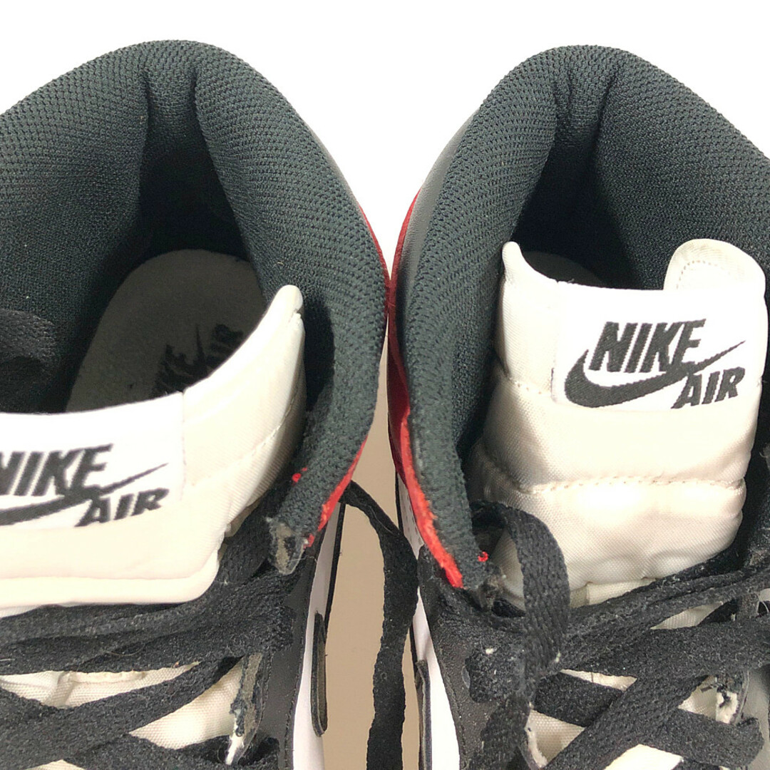 NIKE(ナイキ)のNIKE ナイキ 品番 555088-184 AIR JORDAN 1 RETORO HIGH OG BLACK TOE つま黒 2013年製 スニーカー 黒/赤/白 US11=29cm 正規品 / 31586 メンズの靴/シューズ(スニーカー)の商品写真