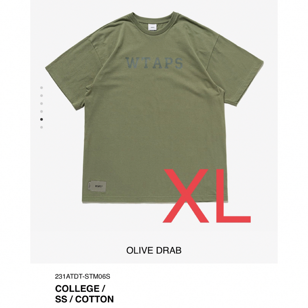 XL wtaps Tシャツ COLLEGE / SS COTTON