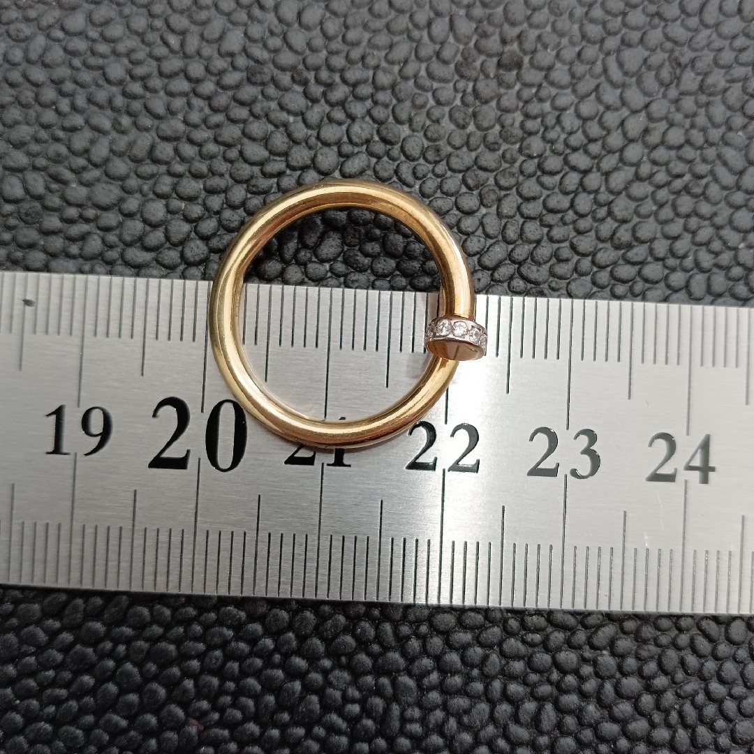 ☆(E80408) K18 リング 指輪 ゴールド 18金 10号 11号