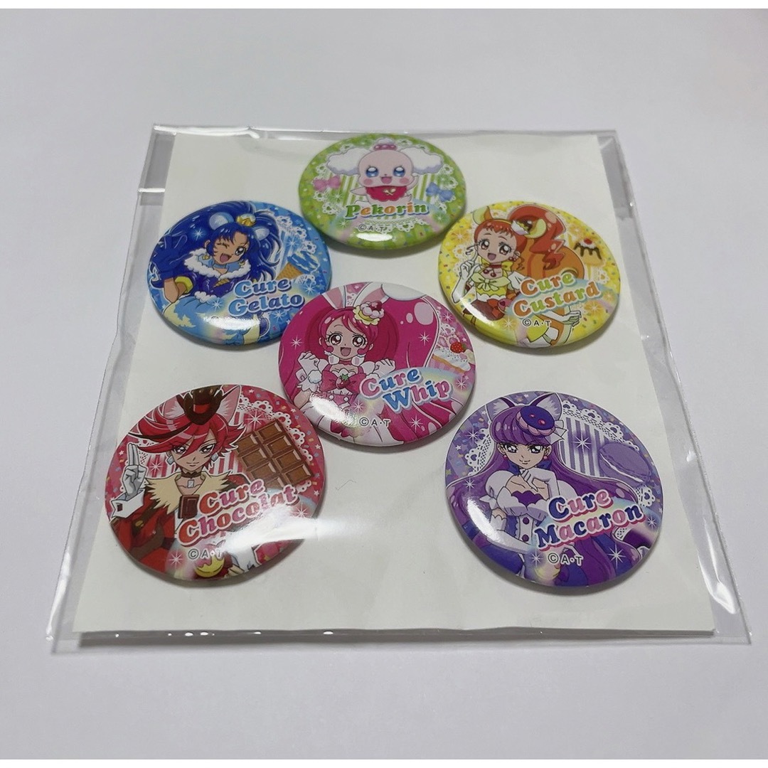 BANDAI(バンダイ)のプリキュアアラモード　クリップ缶バッジ【6種セット】 エンタメ/ホビーのアニメグッズ(バッジ/ピンバッジ)の商品写真