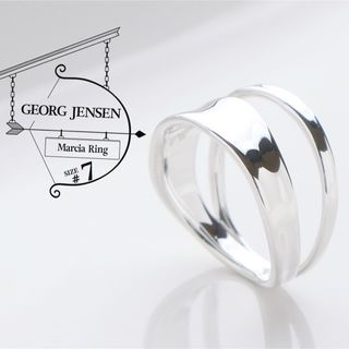 ジョージジェンセン(Georg Jensen)の極美品 ジョージ ジェンセン マルシア 618B リング 925 7号(リング(指輪))