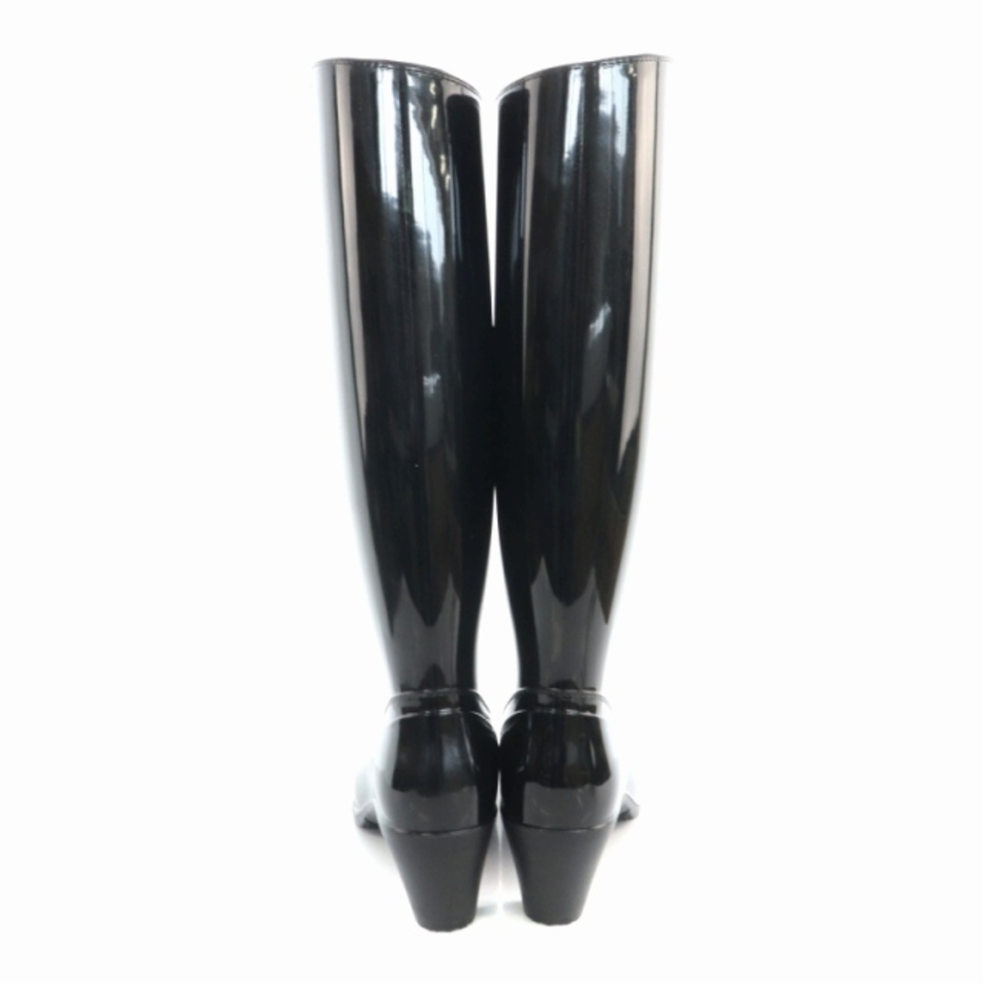 DIANA - ダイアナ レインブーツ ロング 雨靴 M 23.0～23.5cm 黒