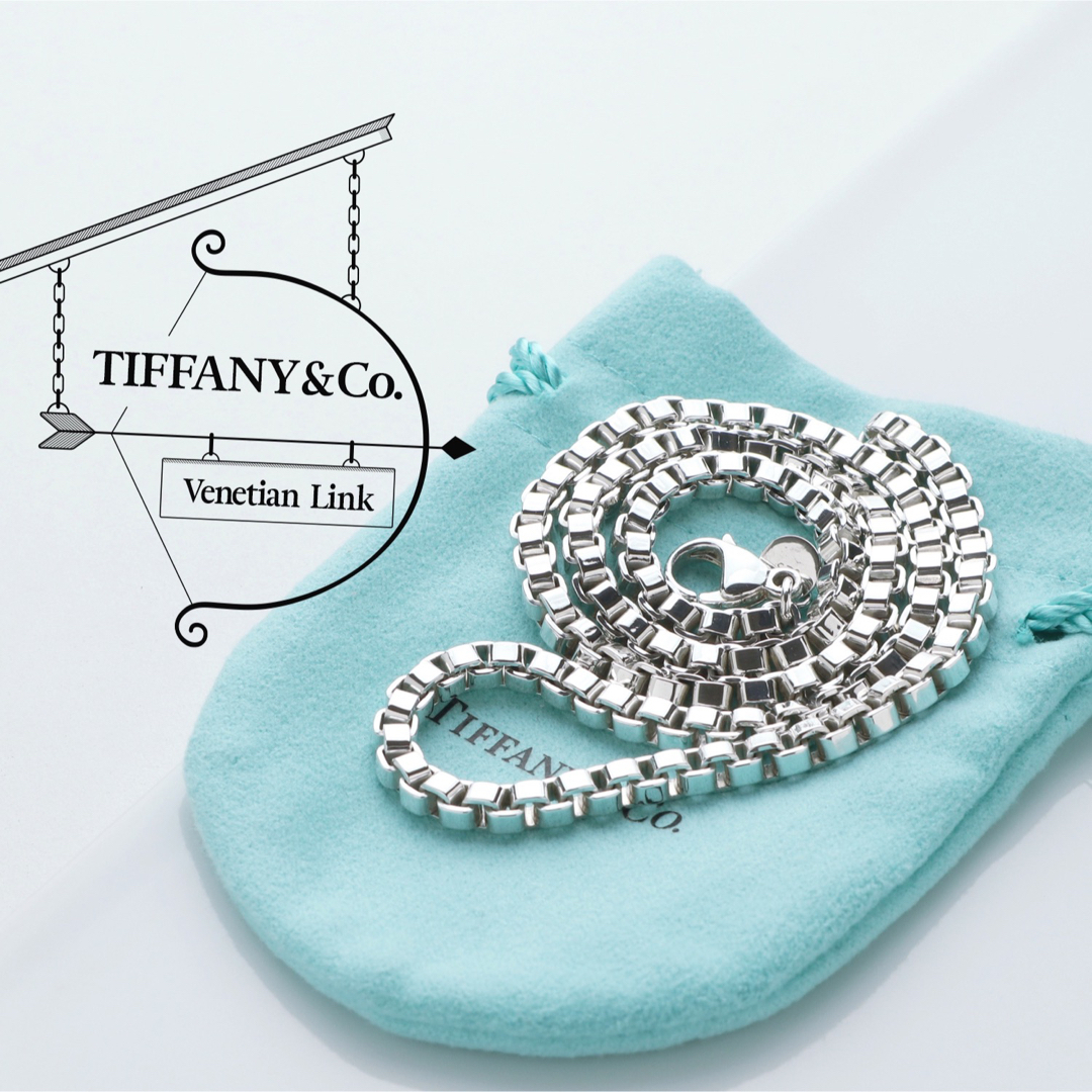 美品 TIFFANY&Co. ティファニー ベネチアンリンク 925 ネックレス