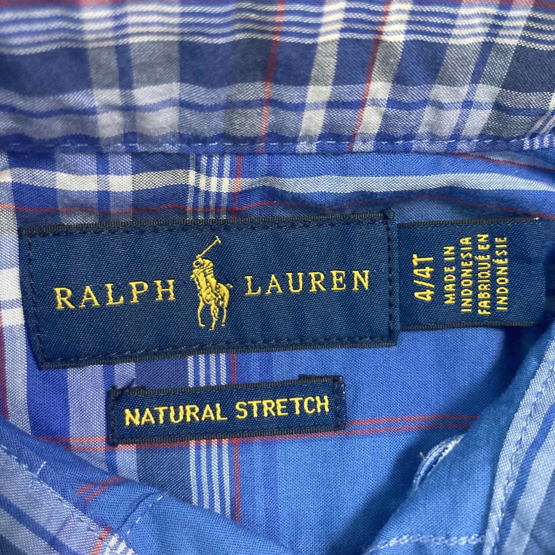 Ralph Lauren(ラルフローレン)のラルフローレンキッズシャツ新品同様 キッズ/ベビー/マタニティのキッズ服男の子用(90cm~)(ブラウス)の商品写真