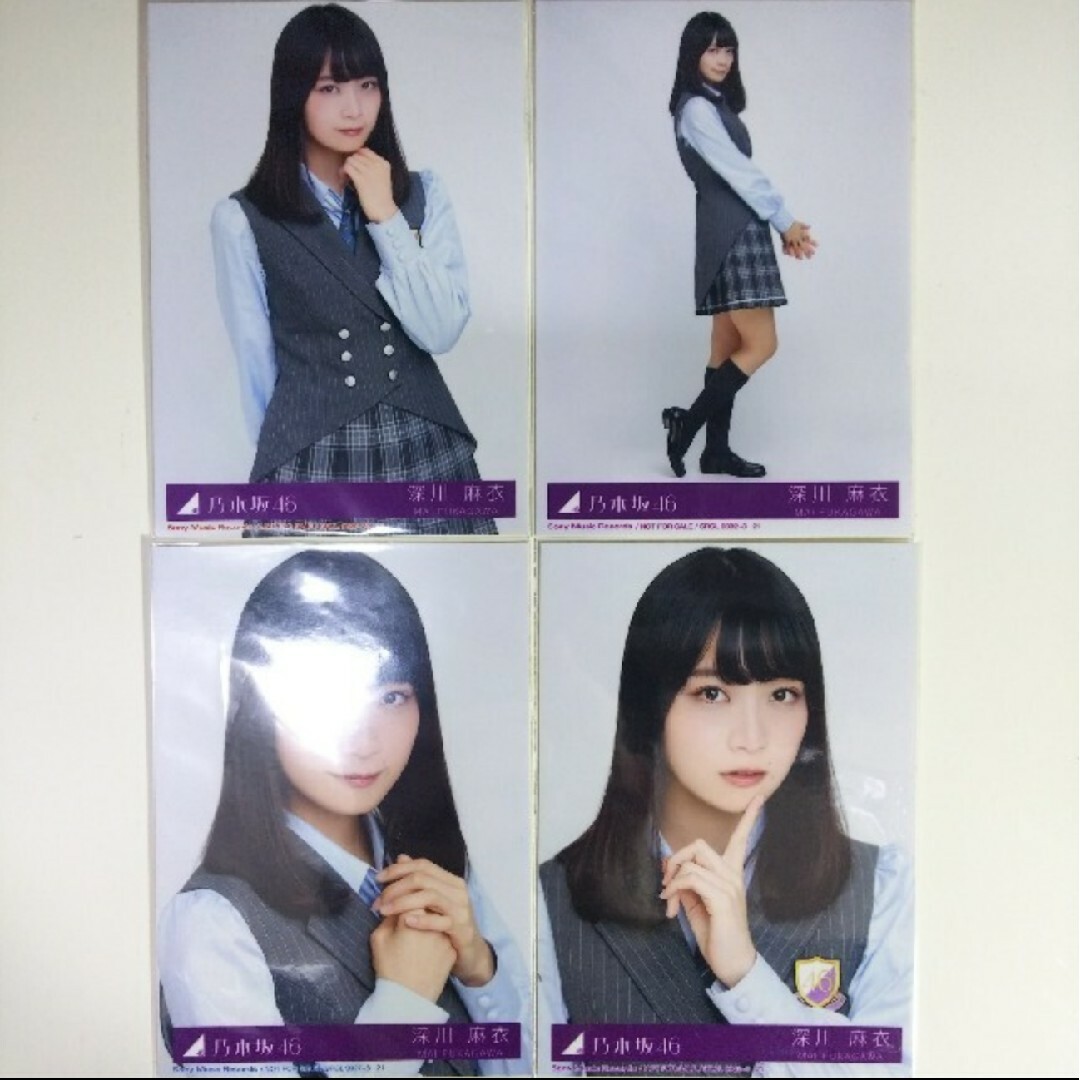 乃木坂46 生写真深川麻衣ハルジオンが咲く頃 4種コンプCD封入特典 | フリマアプリ ラクマ