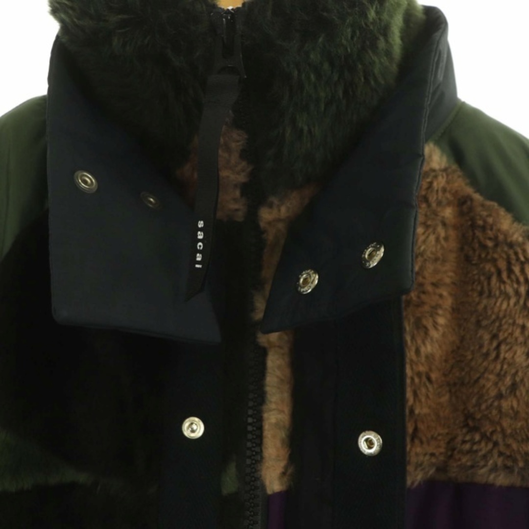 サカイ カウズ 21AW Faux Fur Reversible ブルゾン