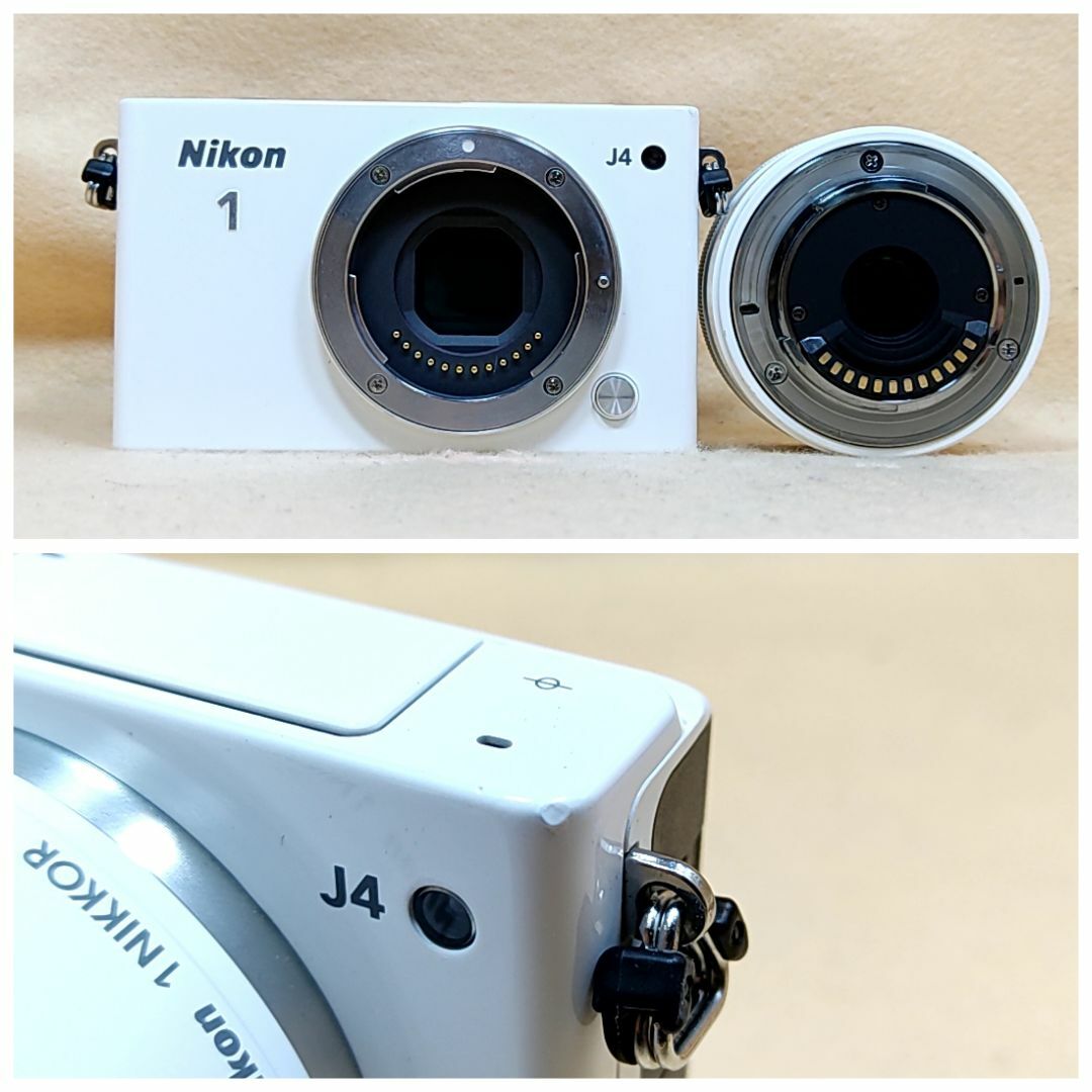 ★スマホ転送★最小最軽量★ミラーレス Nikon 1 J4 標準レンズ ホワイト 9