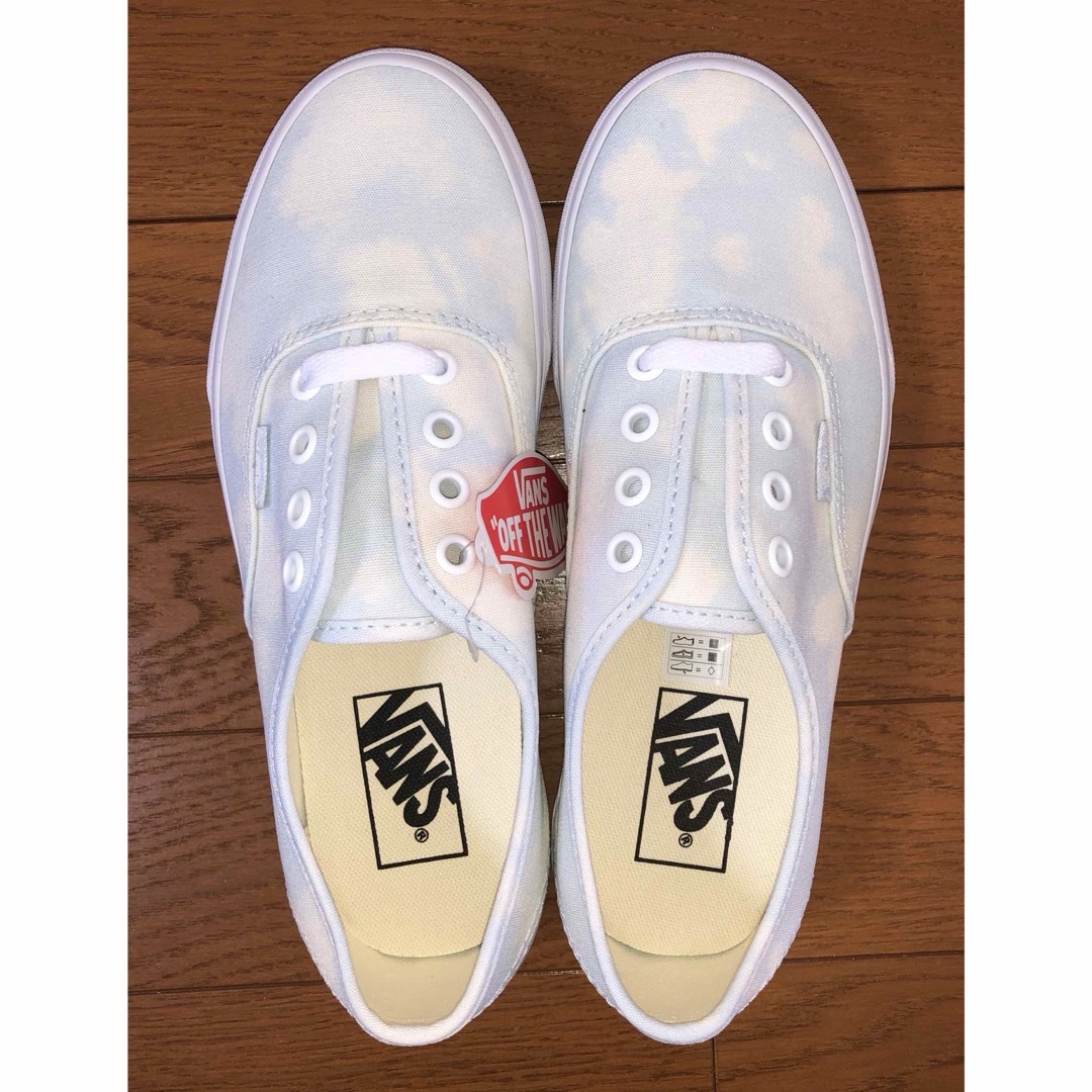 24cm 新品 VANS BILLY'S AUTHENTIC ブルー 白 era