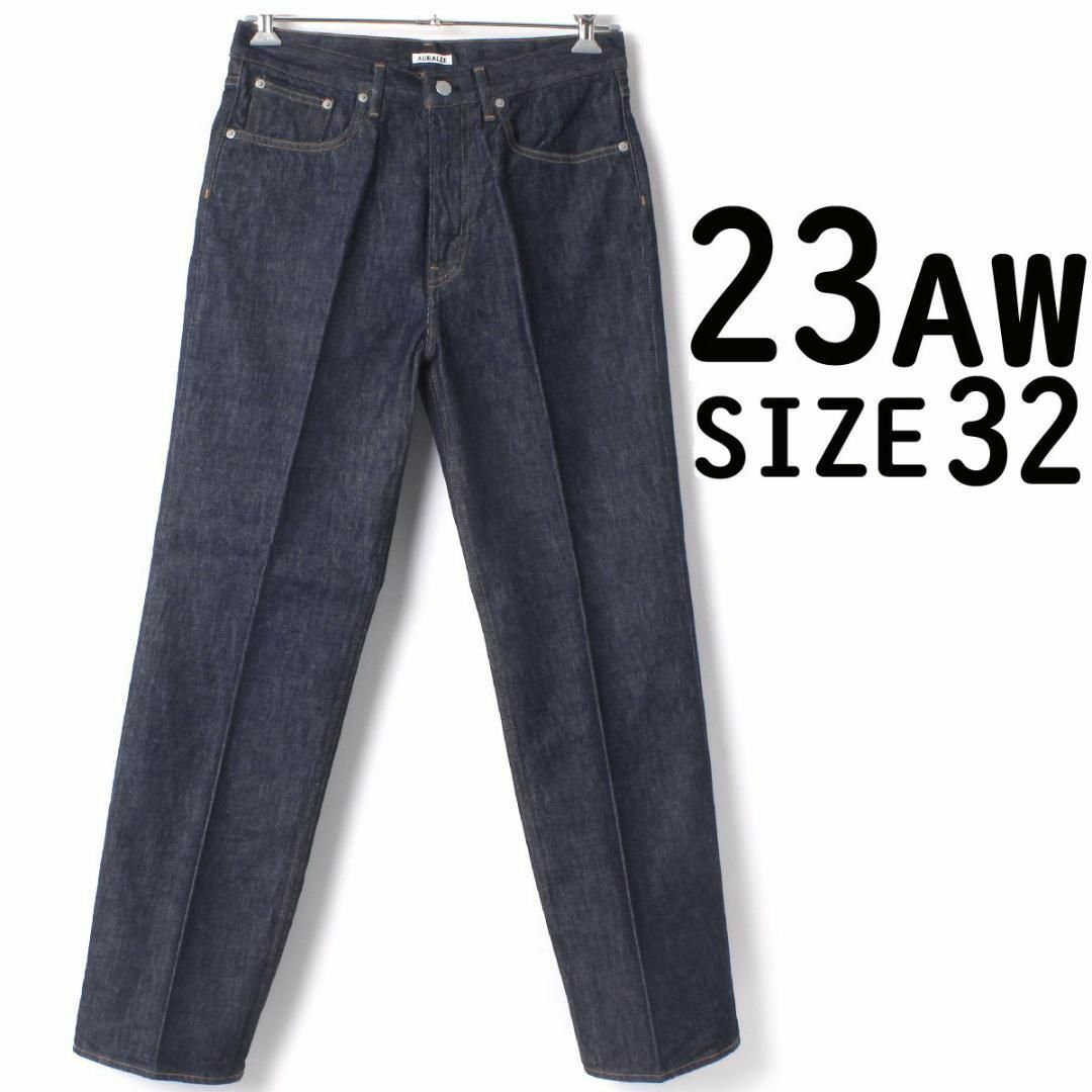 A00P01DM23AW AURALEE HARD TWIST DENIM 5P PANTS