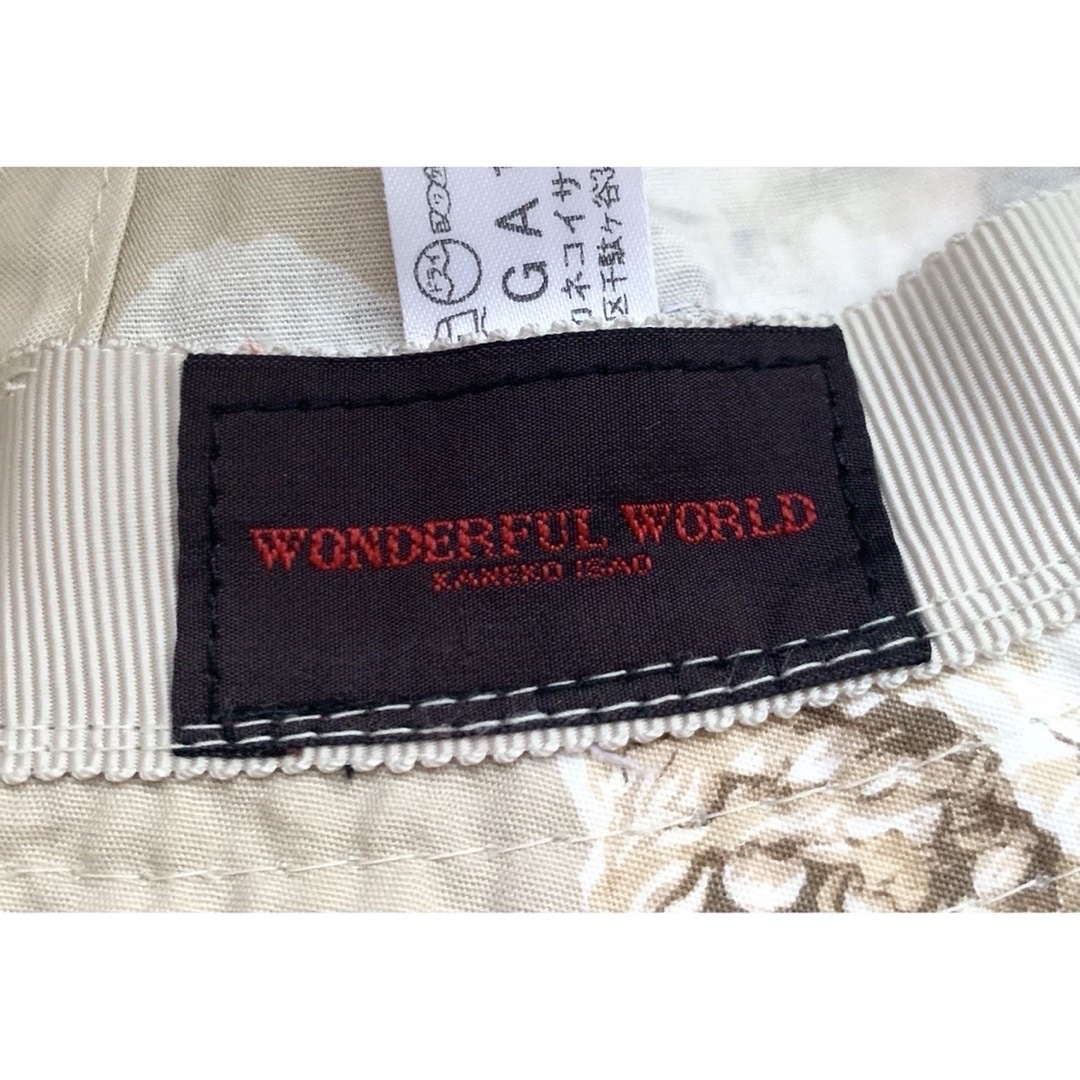 Wonderworld(ワンダーワールド)のワンダフルワールド　帽子 レディースの帽子(その他)の商品写真