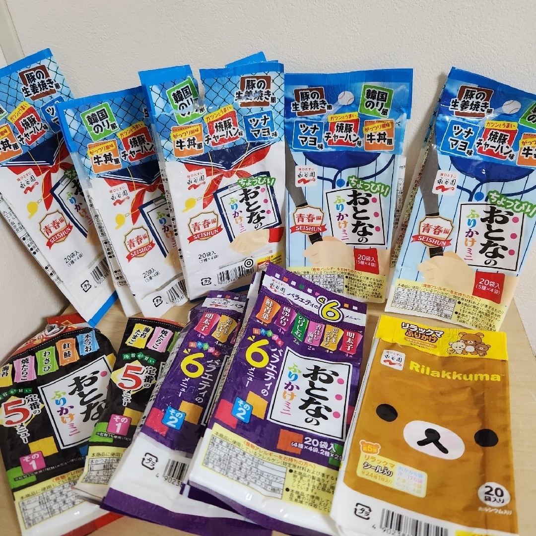 永谷園 ふりかけ 空袋 懸賞 応募用バーコード10袋分 リラックマ エンタメ/ホビーのエンタメ その他(その他)の商品写真