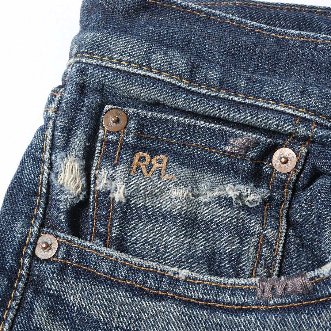 RRL デニム 30 ラルフローレン ダメージ加工 - デニム/ジーンズ