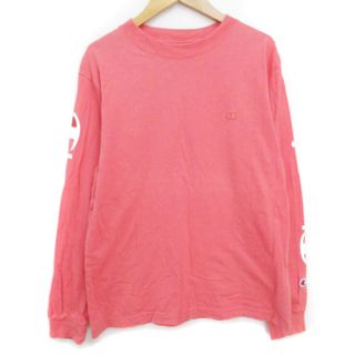 チャンピオン(Champion)のチャンピオン Tシャツ カットソー 長袖 ロゴプリント ロゴ刺繍 S(Tシャツ/カットソー(七分/長袖))