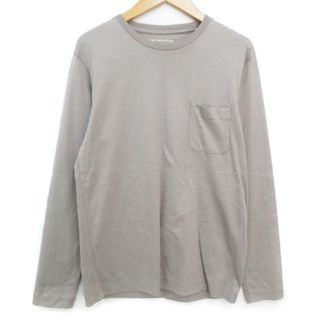 ユナイテッドアローズグリーンレーベルリラクシング(UNITED ARROWS green label relaxing)のグリーンレーベルリラクシング Tシャツ カットソー 長袖 無地 S グレー(Tシャツ/カットソー(七分/長袖))