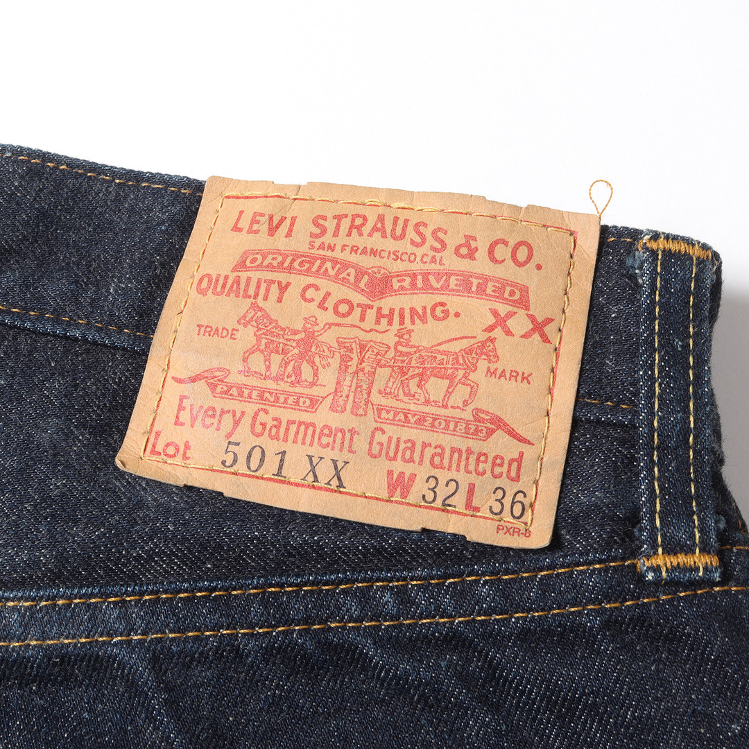 Levis リーバイス デニムパンツ サイズ:32×36 90s 1950年代復刻 501XX デニム パンツ 501-0003 バレンシア工場  米国製 インディゴ ボトムス ジーンズ ジーパン アメカジ 古着 【メンズ】【中古】