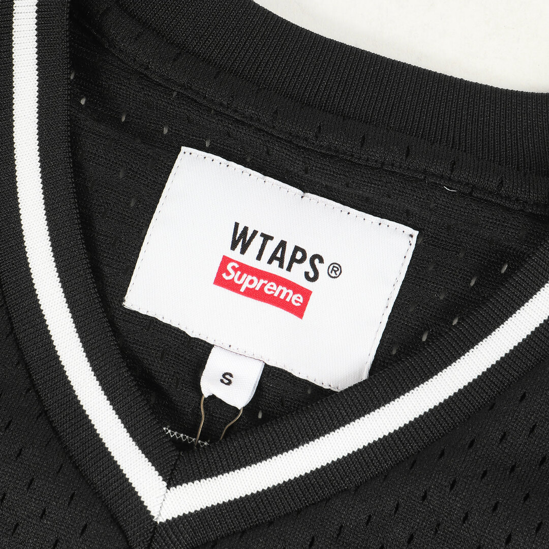 Supreme シュプリーム 21AW WTAPS Mitchell & Ness メッシュ ホッケー ジャージ Hockey Jersey ブラック 黒 トップス カットソー 長袖 【メンズ】