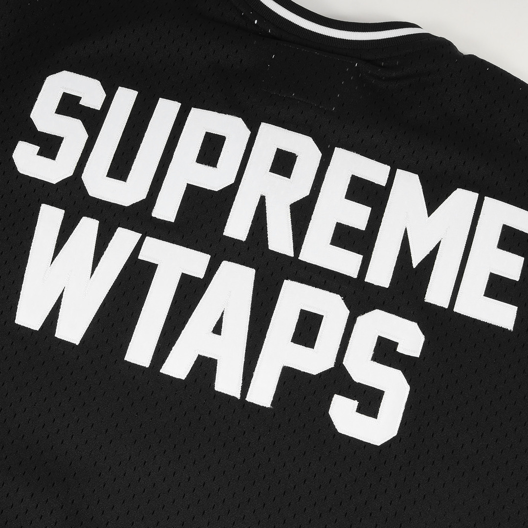 Supreme シュプリーム 21AW WTAPS Mitchell & Ness メッシュ ホッケー ジャージ Hockey Jersey ブラック 黒 トップス カットソー 長袖 【メンズ】