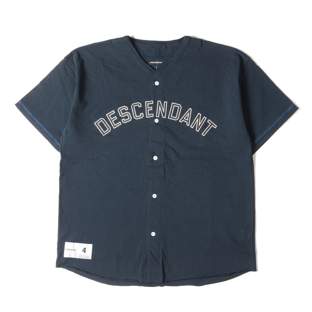 DESCENDANT ディセンダント シャツ サイズ:4 22SS アーチロゴ ベース