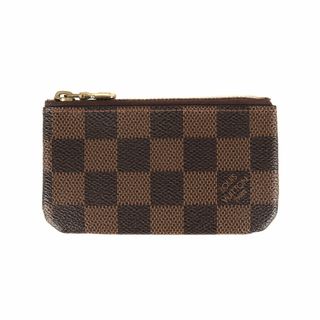 ルイヴィトン(LOUIS VUITTON)のLOUIS VUITTON ルイヴィトン ダミエ ポシェット クレ N62658 コイン キー ケース CT0163 ブラウン フランス製 ブランド 【メンズ】【中古】(キーホルダー)