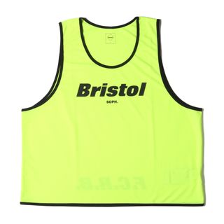 F.C.Real Bristol エフシーレアルブリストル 22SS メッシュ ジャージ ビブス TEAM MESH BIBS イエロー FREE トップス カジュアル FCRB【メンズ】(タンクトップ)