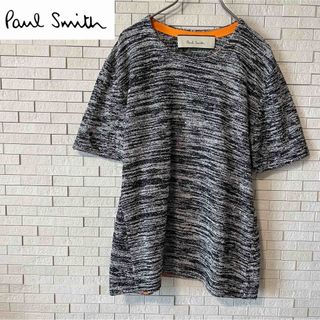 ポールスミス(Paul Smith)のPaul Smith ポールスミス 半袖カットソー　Tシャツ　霜降り　シルク(カットソー(半袖/袖なし))