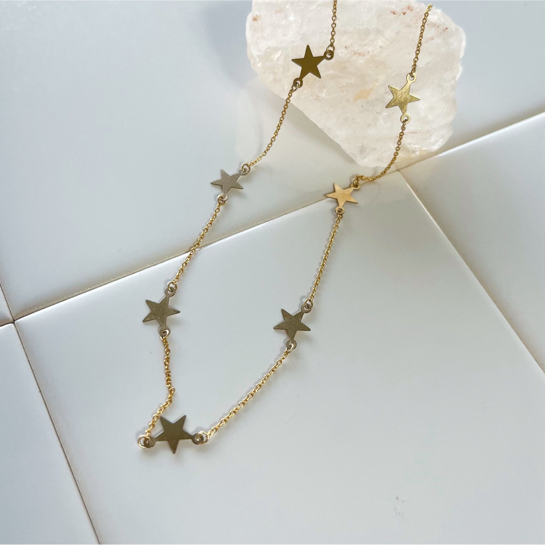 [14kgf] star chain choker レディースのアクセサリー(ネックレス)の商品写真